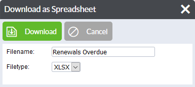 Download your reports to Excel fusing MemberReference