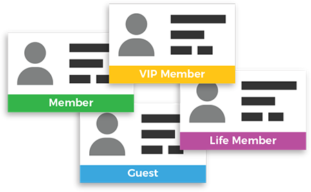 Different questions for different member types using MemberReference